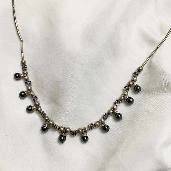 🏷 90s y2k Beaded Butterfly Necklace - Picture 2 of 4